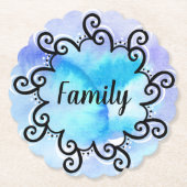 海メダリオン ペーパーコースター (正面)