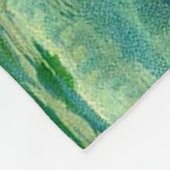 海メルメイド葉巻ラベルプリント フリースブランケット (角)