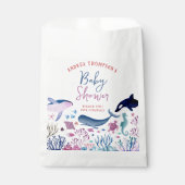 海モダンの赤ん男女兼用坊のシャワー フェイバーバッグ (正面)