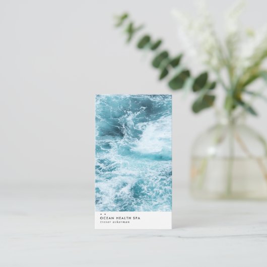 海モダンカード 名刺 (スタンド正面)