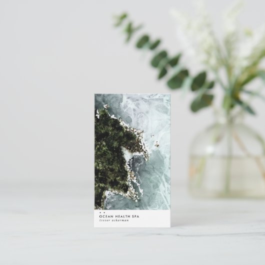 海モダンカード 名刺 (スタンド正面)