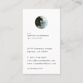 海モダンカード 名刺 (裏面)