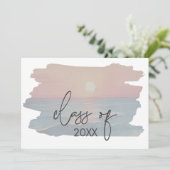 海モダンサンセットビーチ卒業発表 招待状 (スタンド正面)