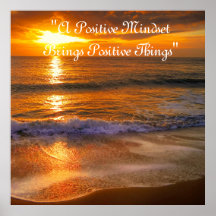 海モダンサンセットポスター