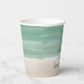 海モダンビーチベビーシャワー紙カップ 紙コップ (右)