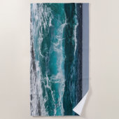 海モダン旅行 ビーチタオル (正面)