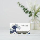 海モダン波名刺 名刺 (スタンド正面)