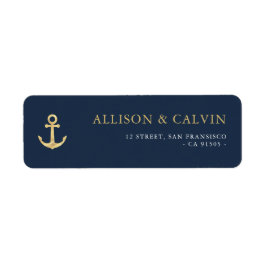 海モダン航海の住所 シール