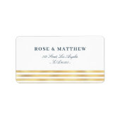 海モダン航海の住所 シール (正面)