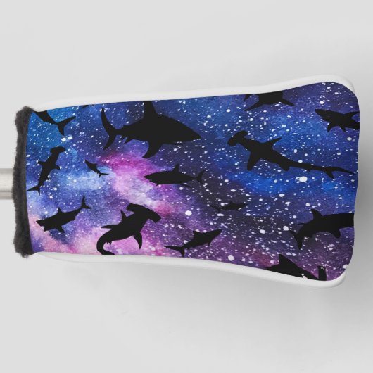 海モダン銀河系 ゴルフヘッドカバー (正面)