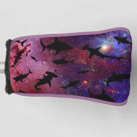 海モダン銀河系 ゴルフヘッドカバー (正面)