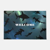 海モダン銀河系 ドアマット (正面)