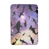 海モダン銀河系 バスマット (正面縦)