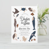 海モダン5誕生日下 招待状 (スタンド正面)