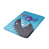 海モンスターとの愛のかわいいくらげ バスマット (アングル)