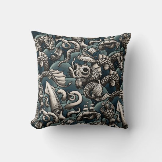 海モンスター クッション (正面)