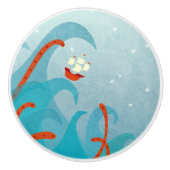 海モンスター セラミックノブ (正面)