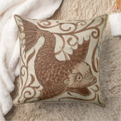 海モンスター(w/c紙で) クッション (ブランケット)