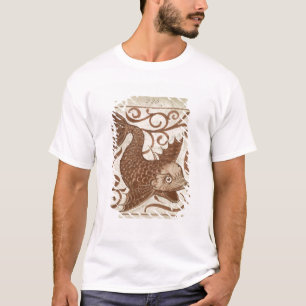 海モンスター(w/c紙で) tシャツ