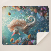 海ユニコーン シェルパブランケット (正面(横))