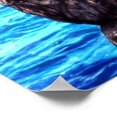 海ユニークの城 | AIアートポスター ポスター (角)