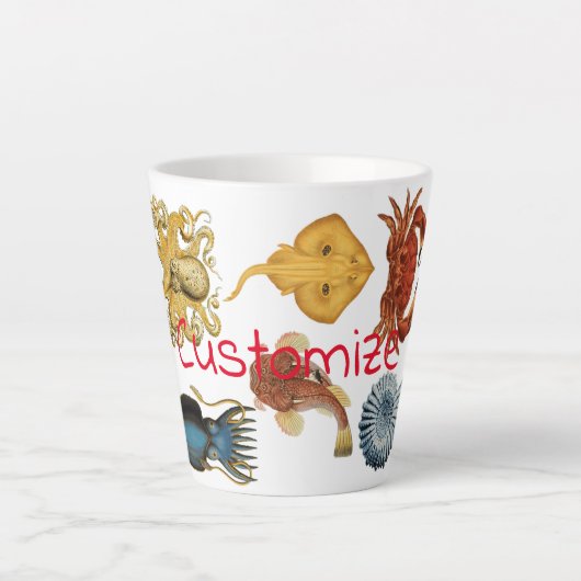 海ユニーク衆品揃えサンダー_コーブ カフェラテマグ (正面)