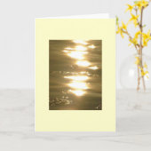 海ライト カード (黄色い花)