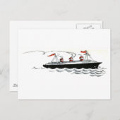 海ライナーアットシーラインスケッチ ポストカード (正面/裏面)