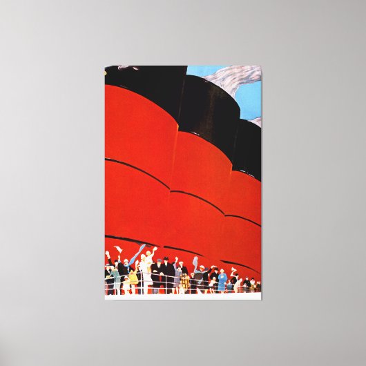 海ライナーボンボヤージュ – XL キャンバスプリント (正面)