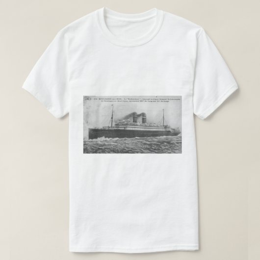 海ライナーRotterdam 1910 Tシャツ (デザイン正面)