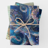 海ライフマーメイドドラゴンタコのデコページ ラッピングペーパーシート (インサイチュ)