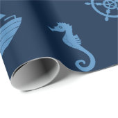 海ライフラッピング紙 ラッピングペーパー (ロールコーナー)
