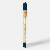 海ライフ海洋生物カメ金ゴールド真珠 Case-Mate iPhoneケース (裏面 / 右)