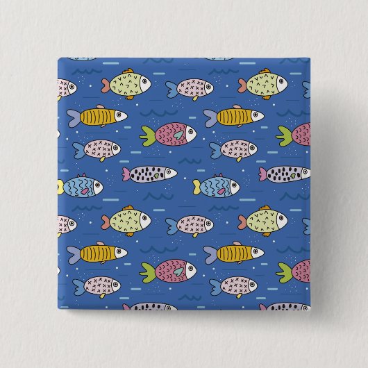 海ライフ・ボタン 缶バッジ (正面)