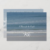 海ラブスターフィッシュウェディングシャワー招待状 招待状 (正面/裏面)