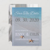 海ラブビーチStarfish写真保存日時 案内ポストカード (正面/裏面)