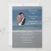 海ラブフォト結婚ズ 招待状 (正面)