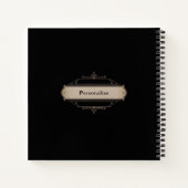 海ラブ引用文シームーンブラックジャーナル ノートブック (裏面)