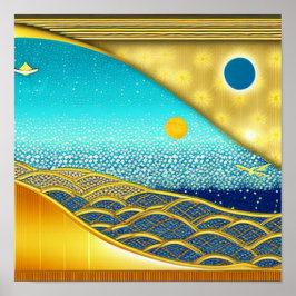 海リボンポスター ポスター