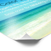 海リラックスと空の穏やかな青 フォトプリント            (角)