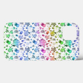 海レインボーグラデーションの寿命水色パターン Case-Mate iPhoneケース (裏面 (横))