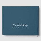 海ロックビーチハウスバケーションレンタルゲストハウス ゲストブック (裏面)