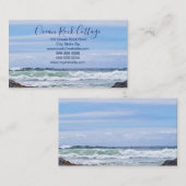 海ロックユニークビーチハウスバケーションレンタル 名刺 (正面/裏面)