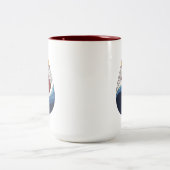 海一滴の二音コーヒーマグ ツートーンマグカップ (中央)