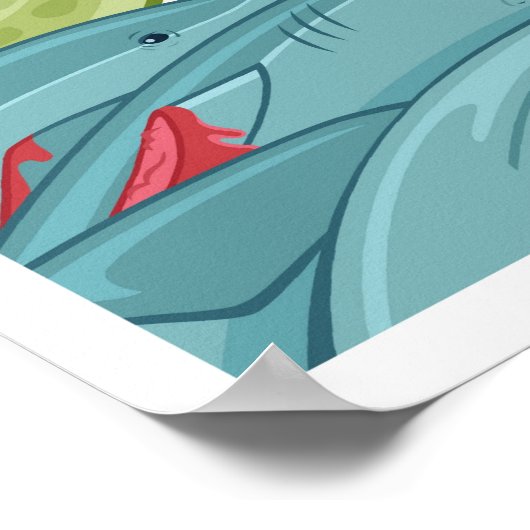 海上での攻撃 ポスター (角)