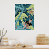 海上での攻撃 ポスター (キッチン)