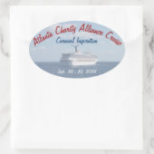 海上で出荷 楕円形シール (バッグ)