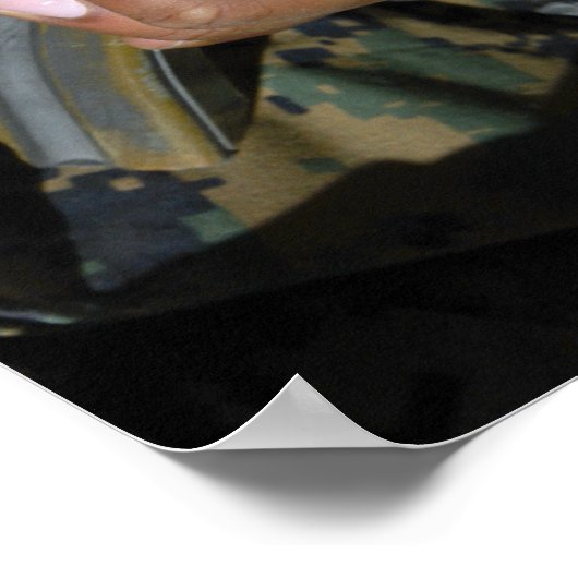 海上で弾薬を空白の弾く ポスター (角)