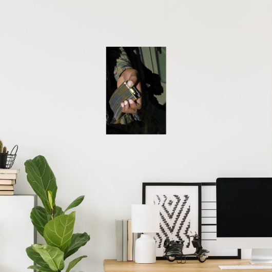 海上で弾薬を空白の弾く ポスター (ホームオフィス)