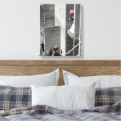 海上と役割遊の敵の攻撃者 キャンバスプリント (インサイチュ (寝室))